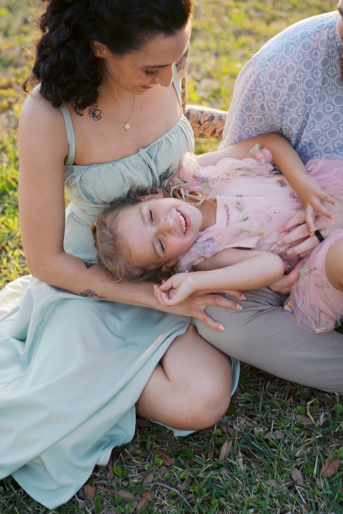 Mother and daughter enjoying a sunny outdoor moment in Memphis.